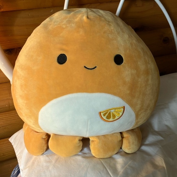 Veronica Lemon Squishmallow 12” Plush Octopus Pillow - Picture 1 of 8